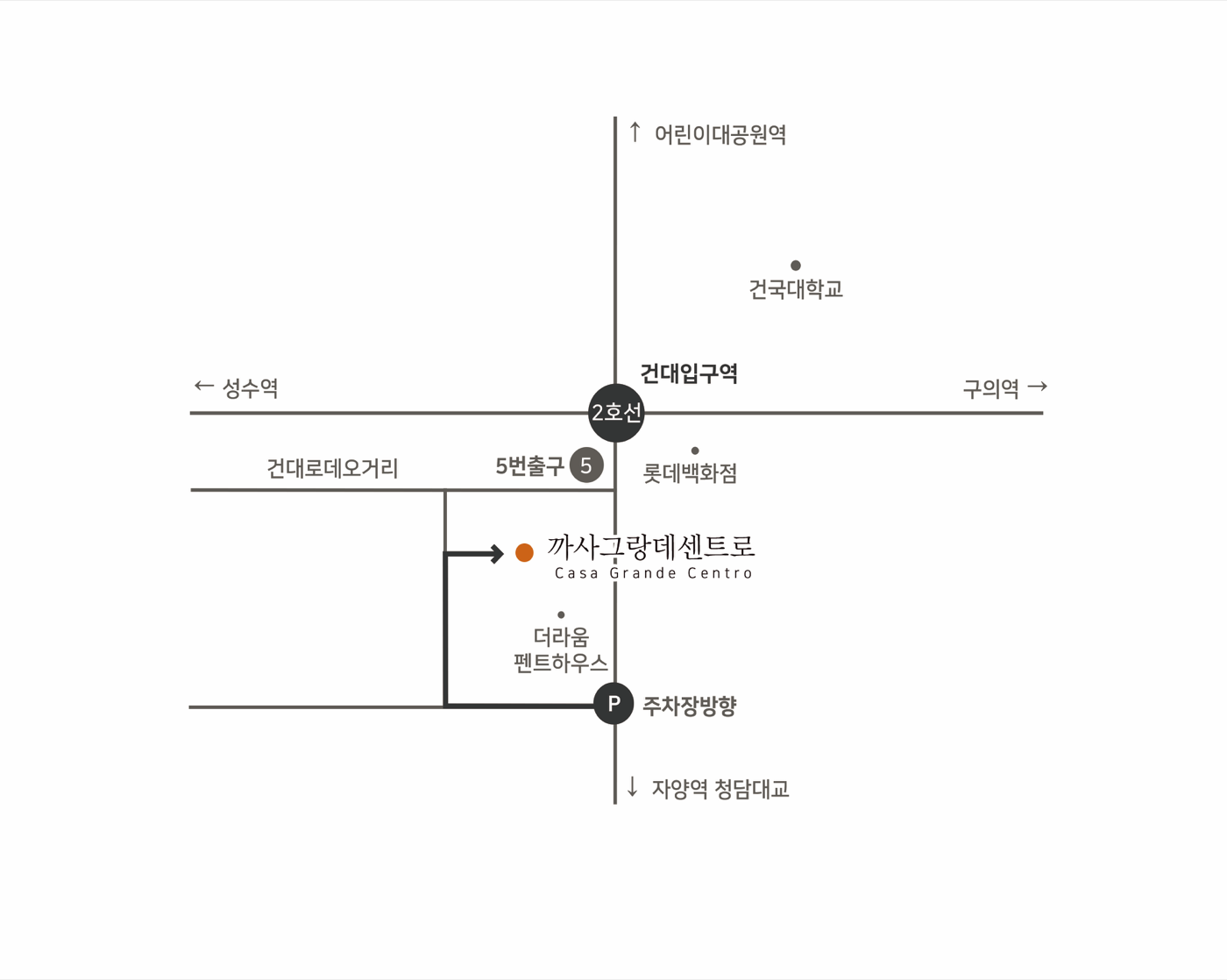 까사그랑데 약도